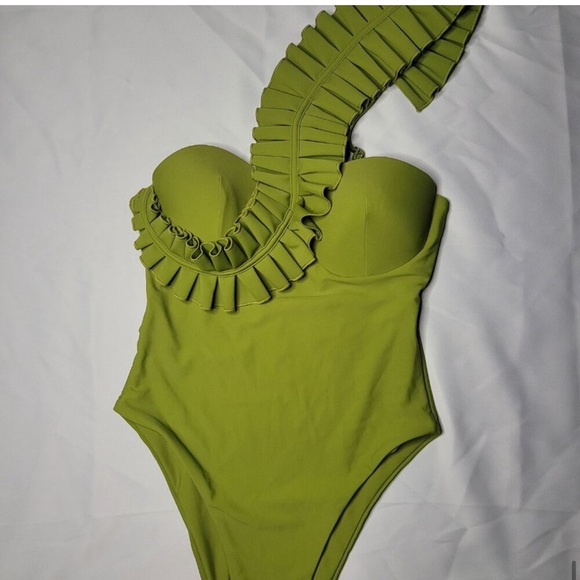 Andrea iyamah nisi bodysuit in olive - Picture 8 of 12